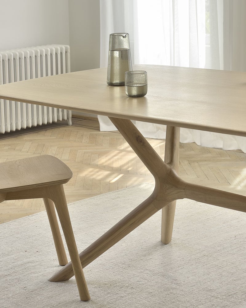 X Dining Table - Solid Oak