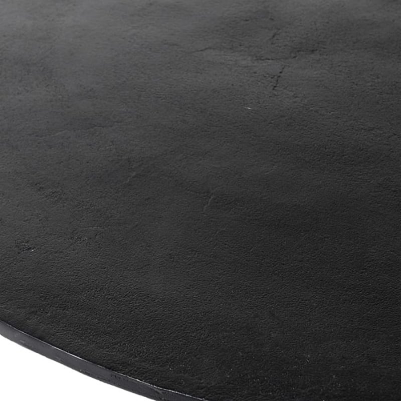 Black Round Dining Table