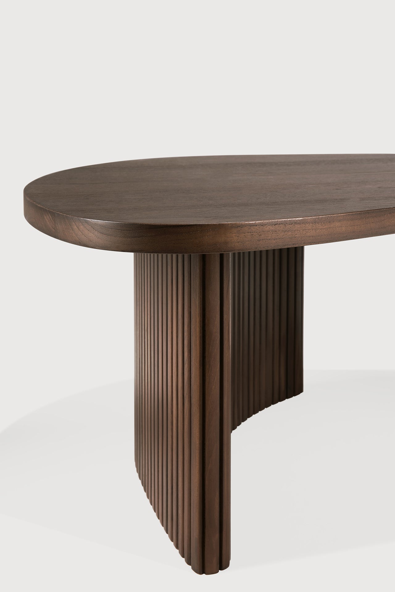 Boomerang Coffee Table - Teak Brown