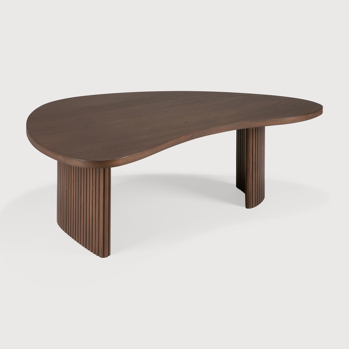 Boomerang Coffee Table - Teak Brown
