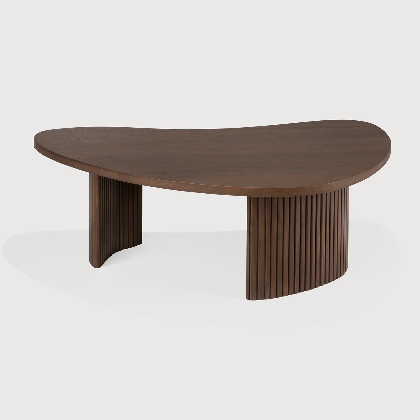 Boomerang Coffee Table - Teak Brown