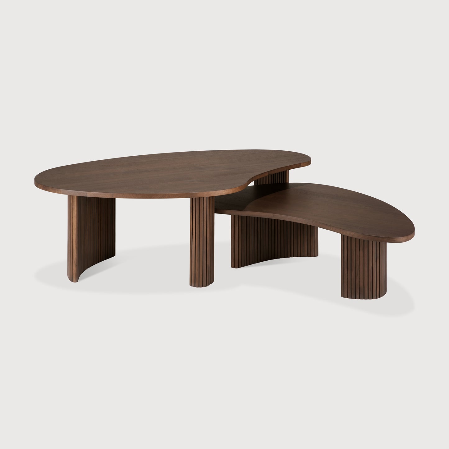 Boomerang Coffee Table - Teak Brown
