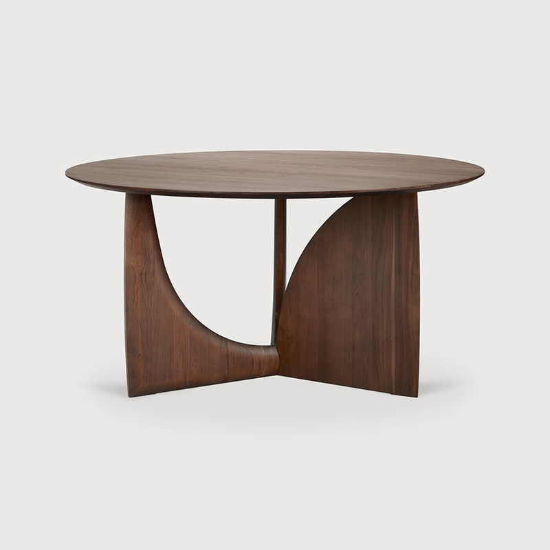 Geometric Dining Table - Teak