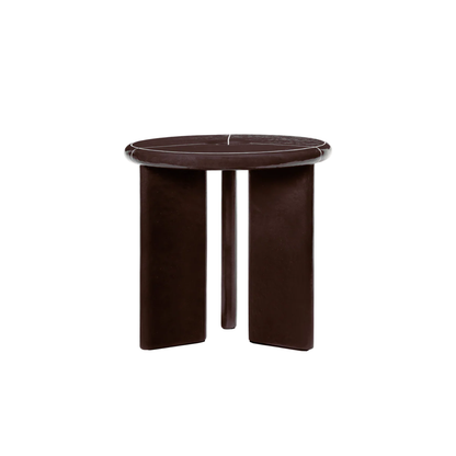 Deya Side Table - Ø47 cm - Chestnut Brown