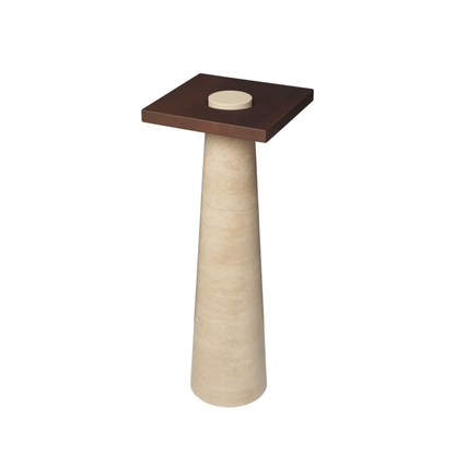 Grova Pedestal - Travertine