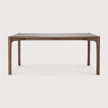 PI Dining Table - Teak Brown