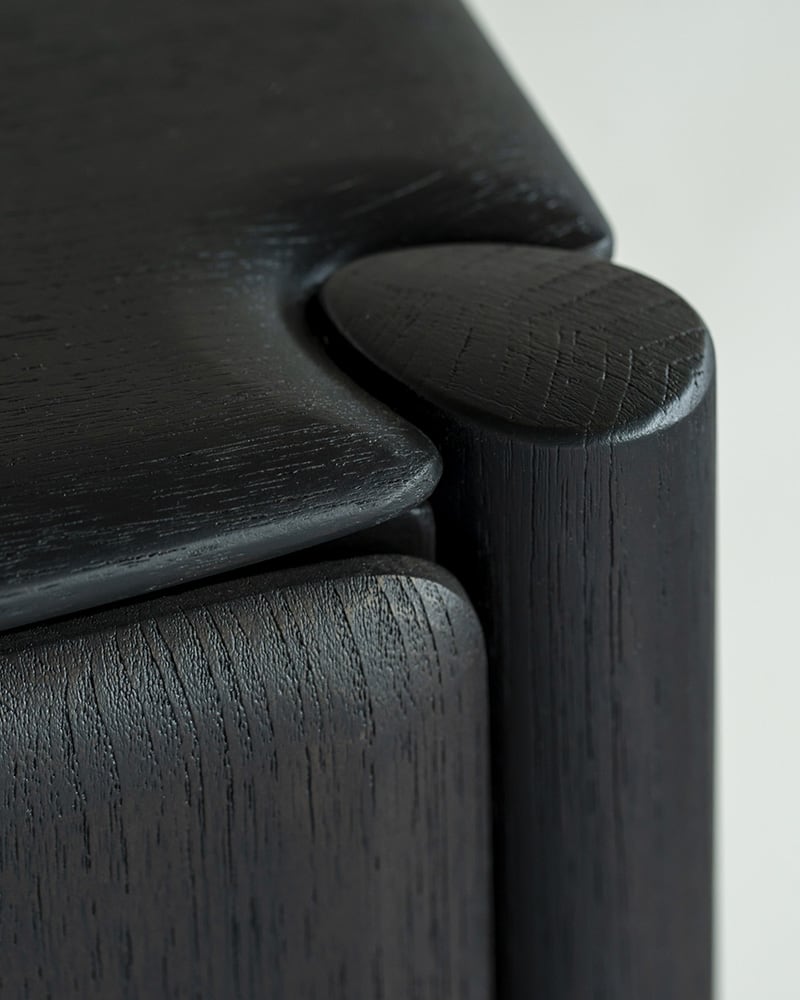 PI sideboard - Teak dark brown