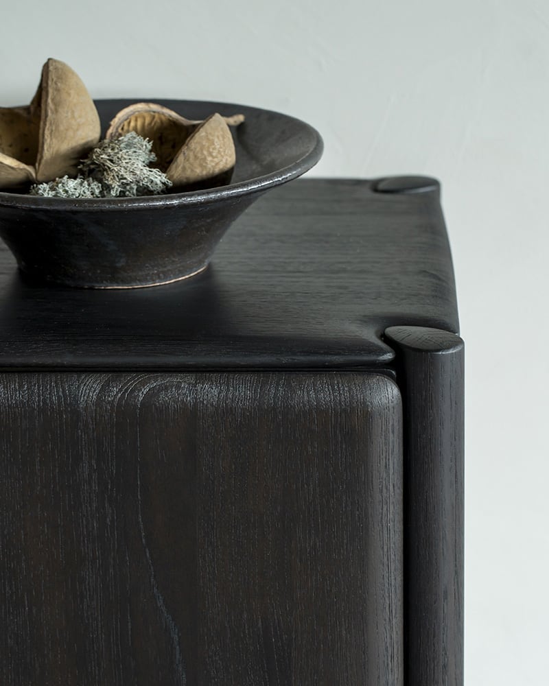 PI sideboard - Teak dark brown