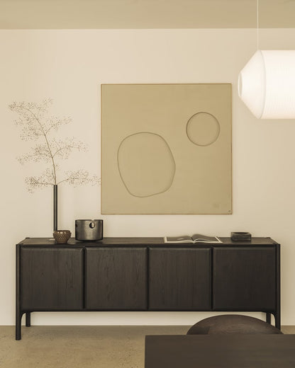 PI sideboard - Teak dark brown