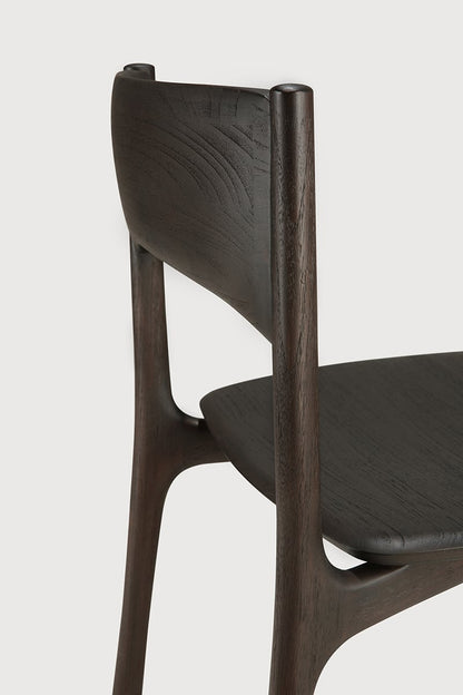 PI Dining Chair - Teak dark brown