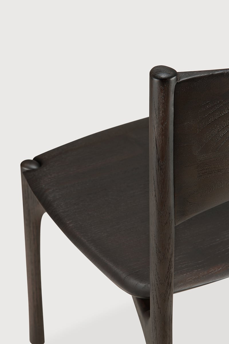PI Dining Chair - Teak dark brown