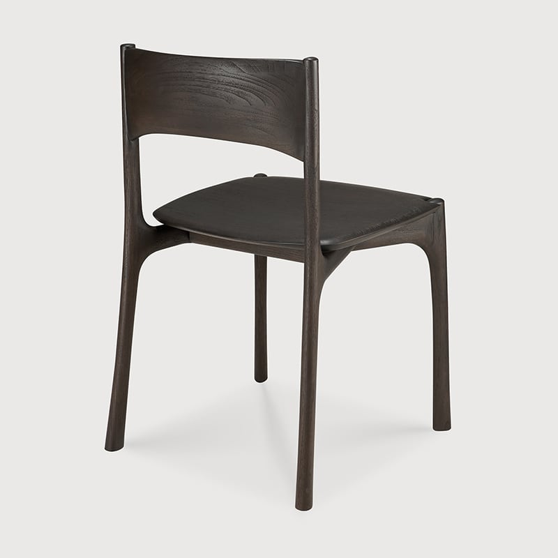 PI Dining Chair - Teak dark brown