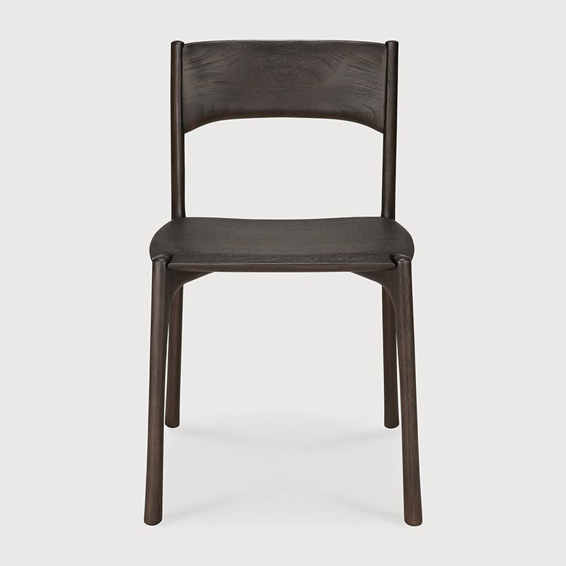 PI Dining Chair - Teak dark brown