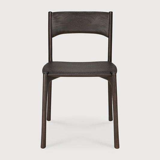 PI Dining Chair - Teak dark brown