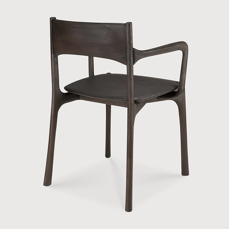 PI Dining Chair - Teak dark brown