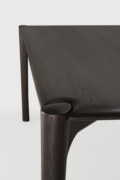 PI Dining Table - Teak Dark Brown