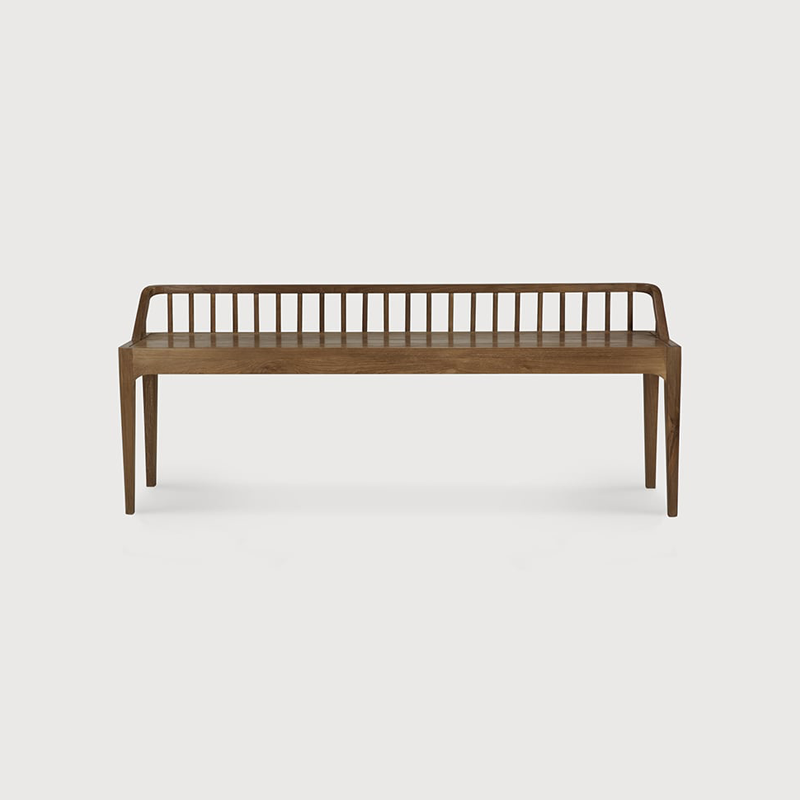 Spindle Bench - Reclaimed Teak