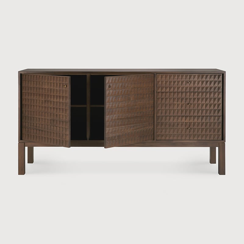 Sono sideboard - Teak light brown
