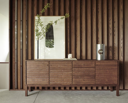 Sono sideboard - Teak light brown