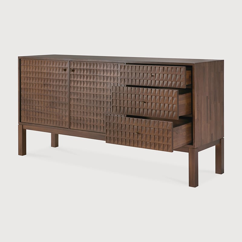 Sono sideboard - Teak light brown