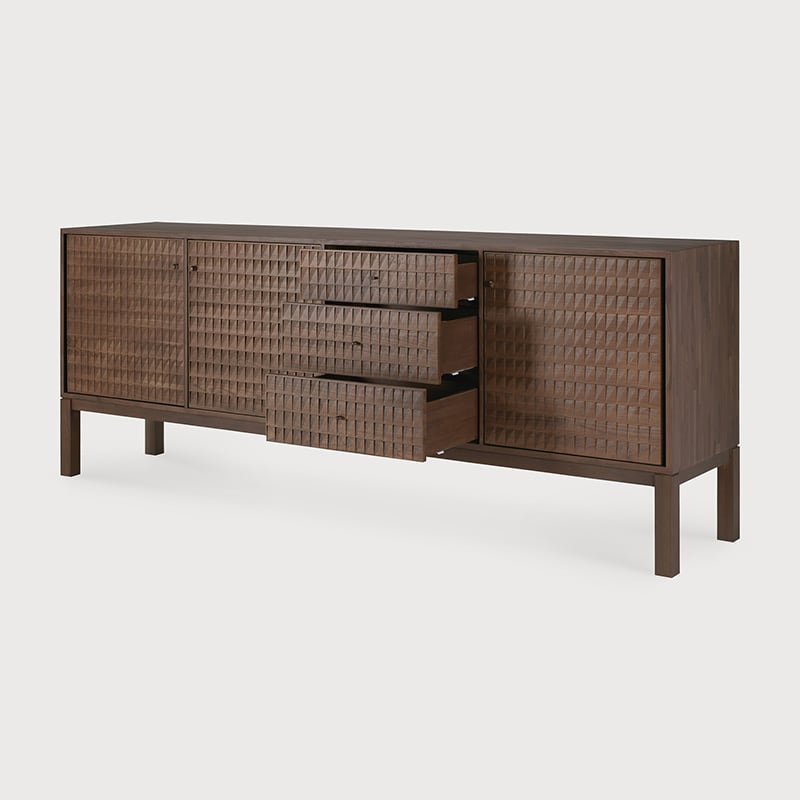 Sono sideboard - Teak light brown