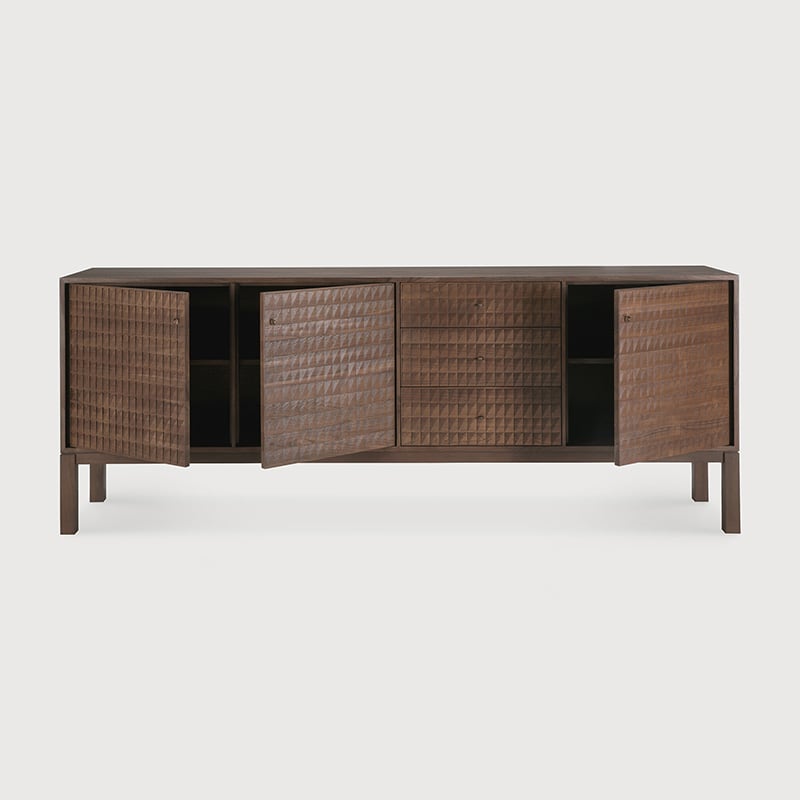 Sono sideboard - Teak light brown