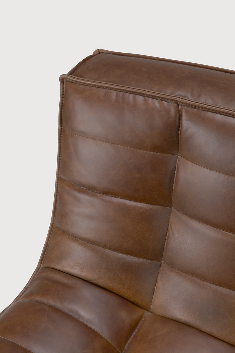 N701 Modular Sofa - Leather | Chestnut