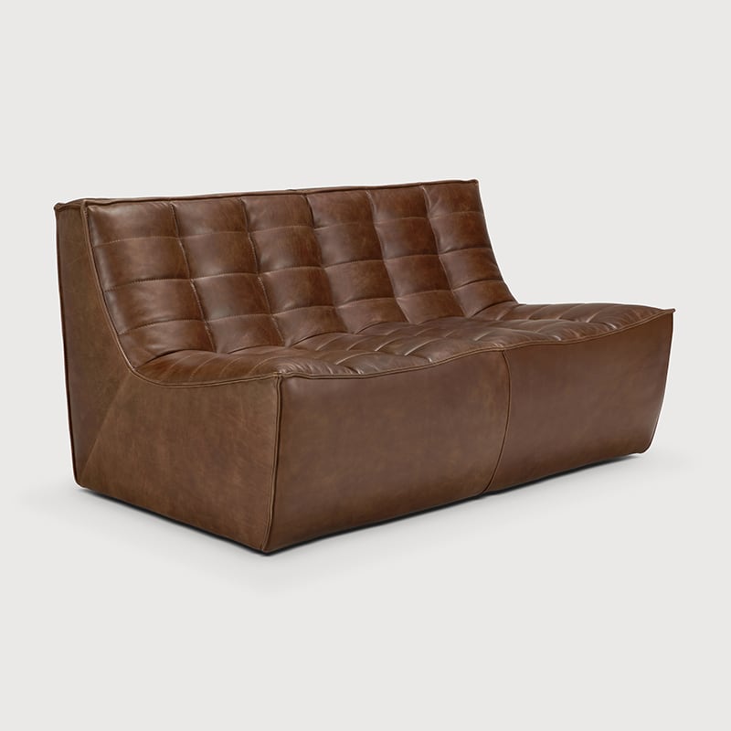 N701 Modular Sofa - Leather | Chestnut
