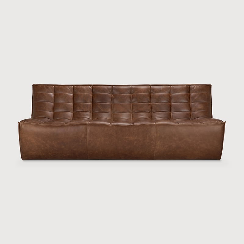 N701 Modular Sofa - Leather | Chestnut