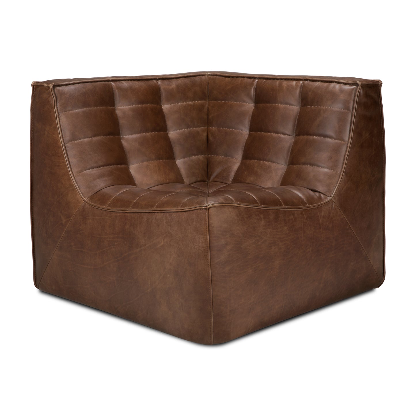 N701 Modular Sofa - Leather | Chestnut
