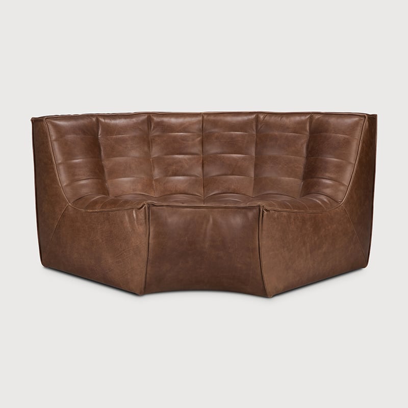 N701 Modular Sofa - Leather | Chestnut