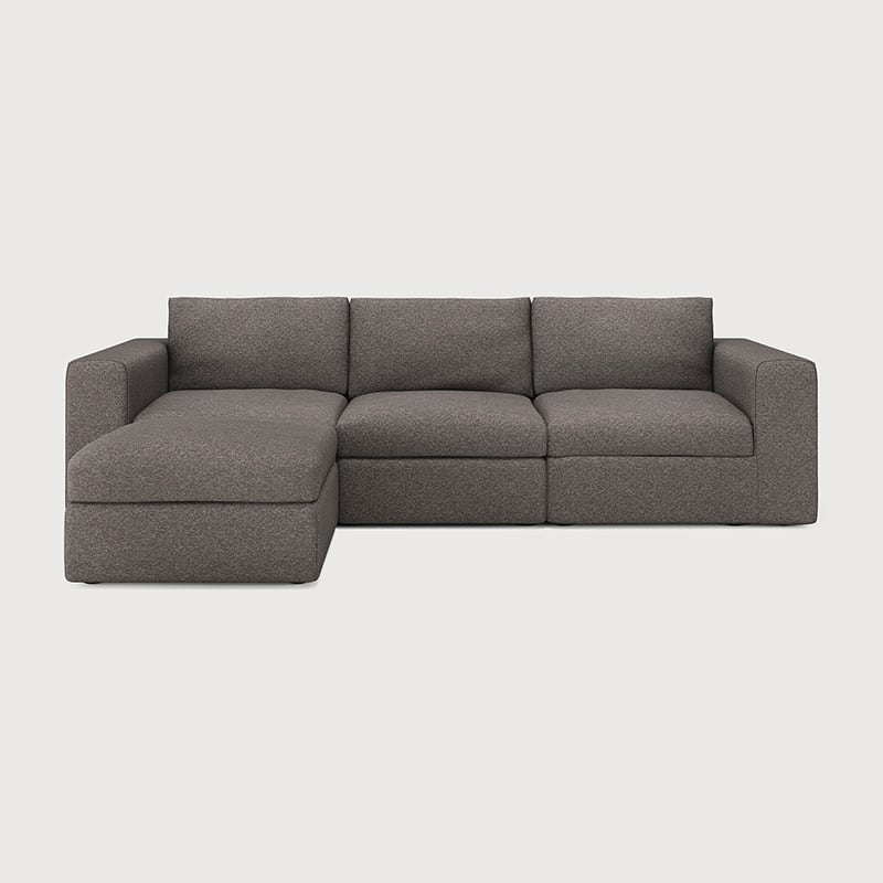 Mellow Modular Sofa - Textile | Granite
