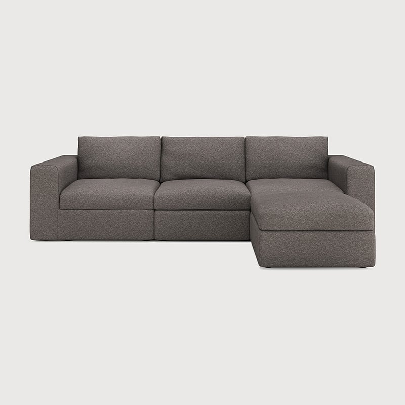 Mellow Modular Sofa - Textile | Granite