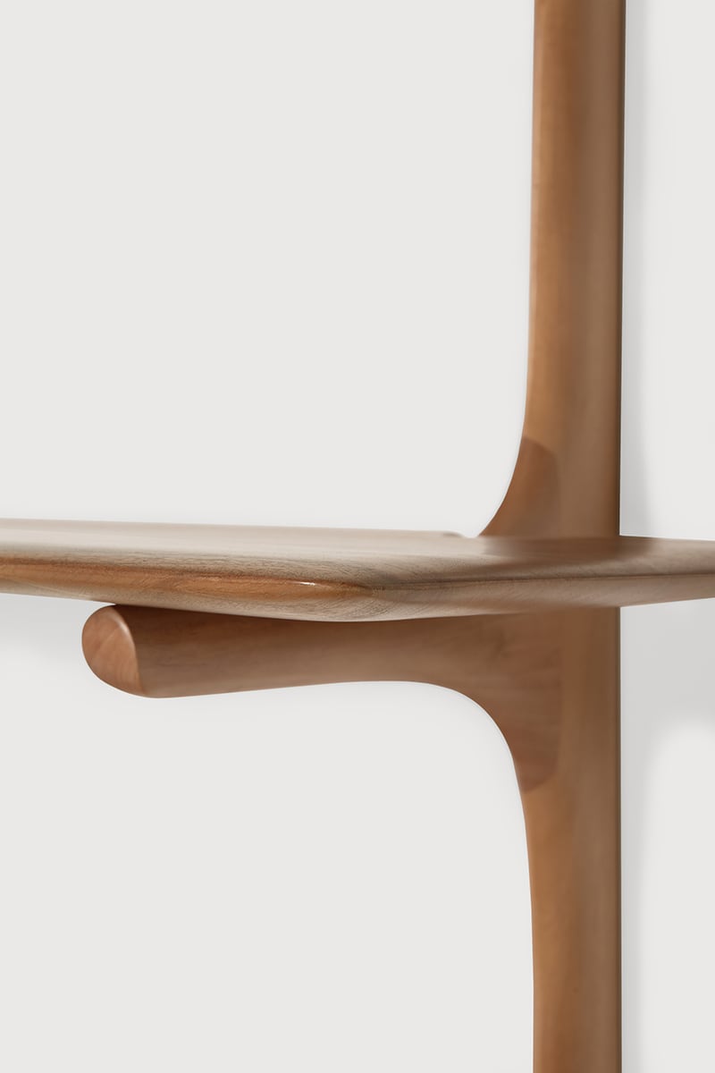 PI wall shelf - Mahogany