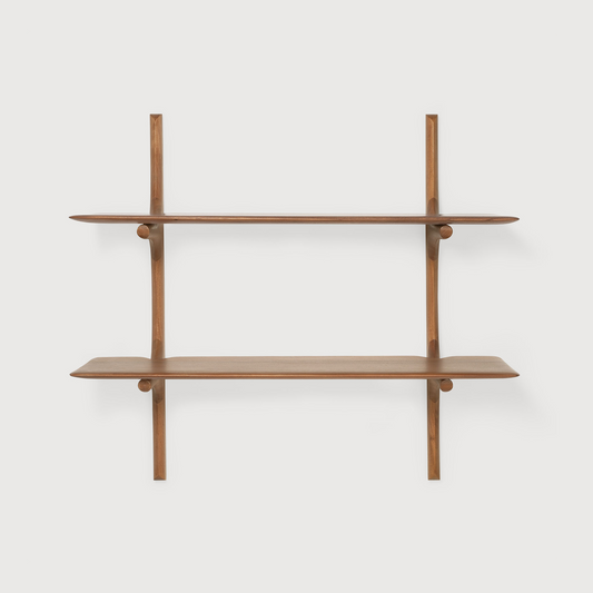 PI wall shelf - Mahogany