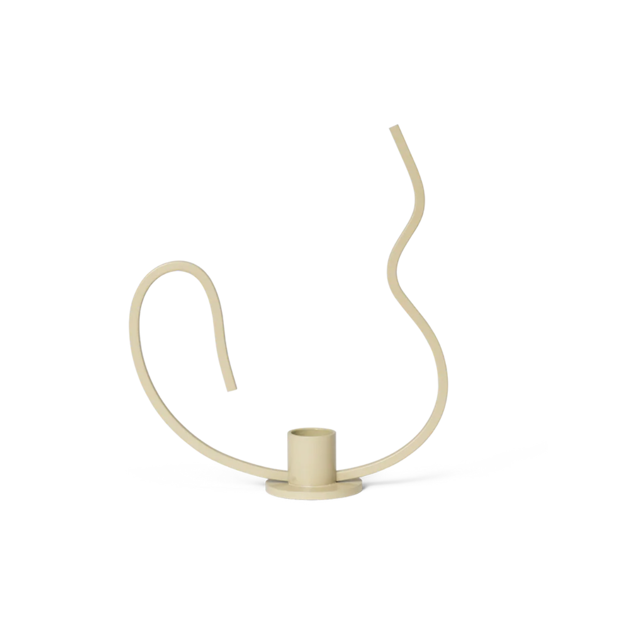 Valse Candle Holder - Low - Cashmere