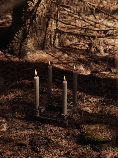 Newel Modular Candle Holder - Set of 4 - Rosso Levanto