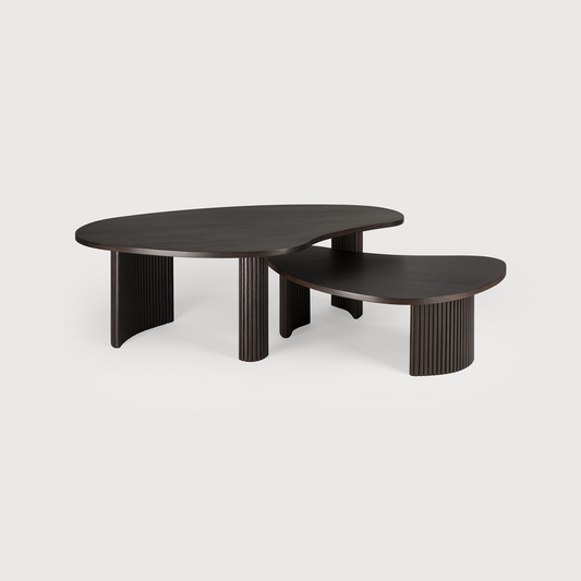 Boomerang Coffee Table - Mahogany Dark Brown