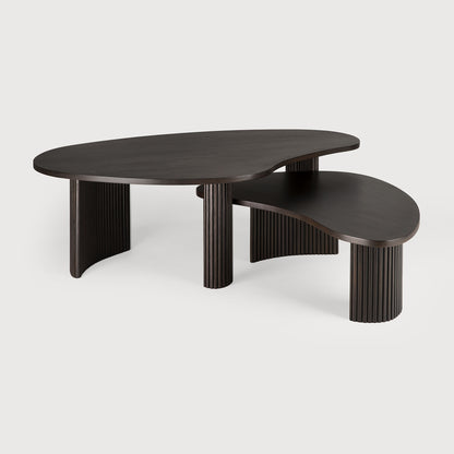 Boomerang Coffee Table - Mahogany Dark Brown