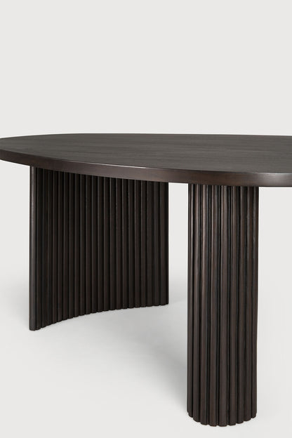 Boomerang Coffee Table - Mahogany Dark Brown