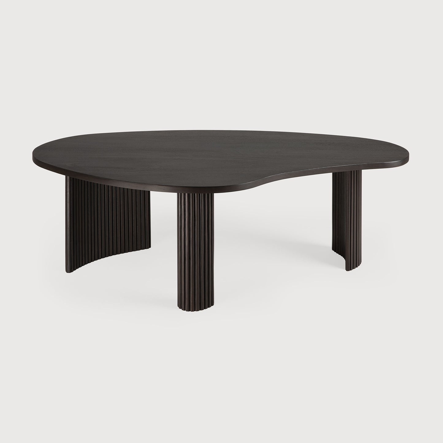 Boomerang Coffee Table - Mahogany Dark Brown