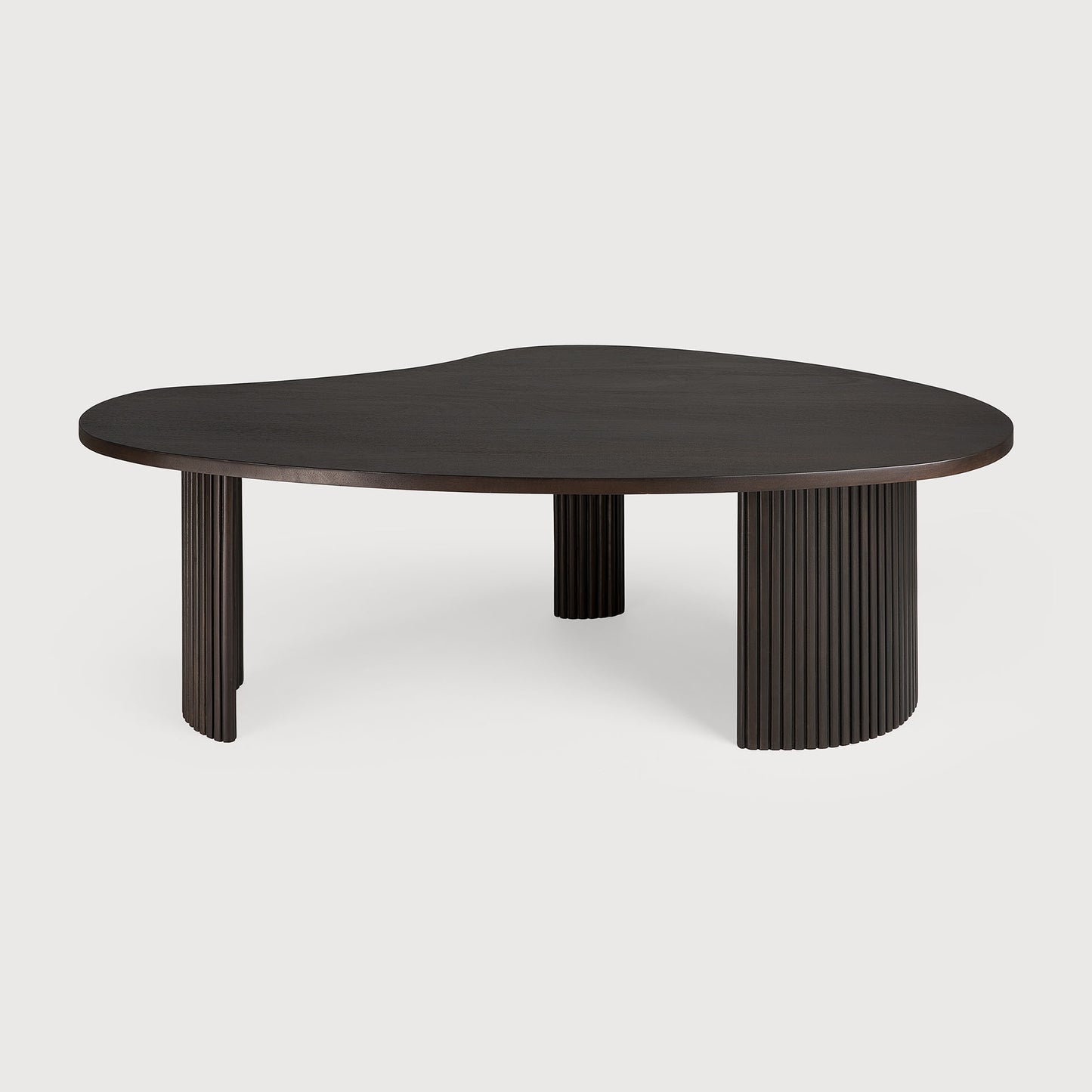 Boomerang Coffee Table - Mahogany Dark Brown
