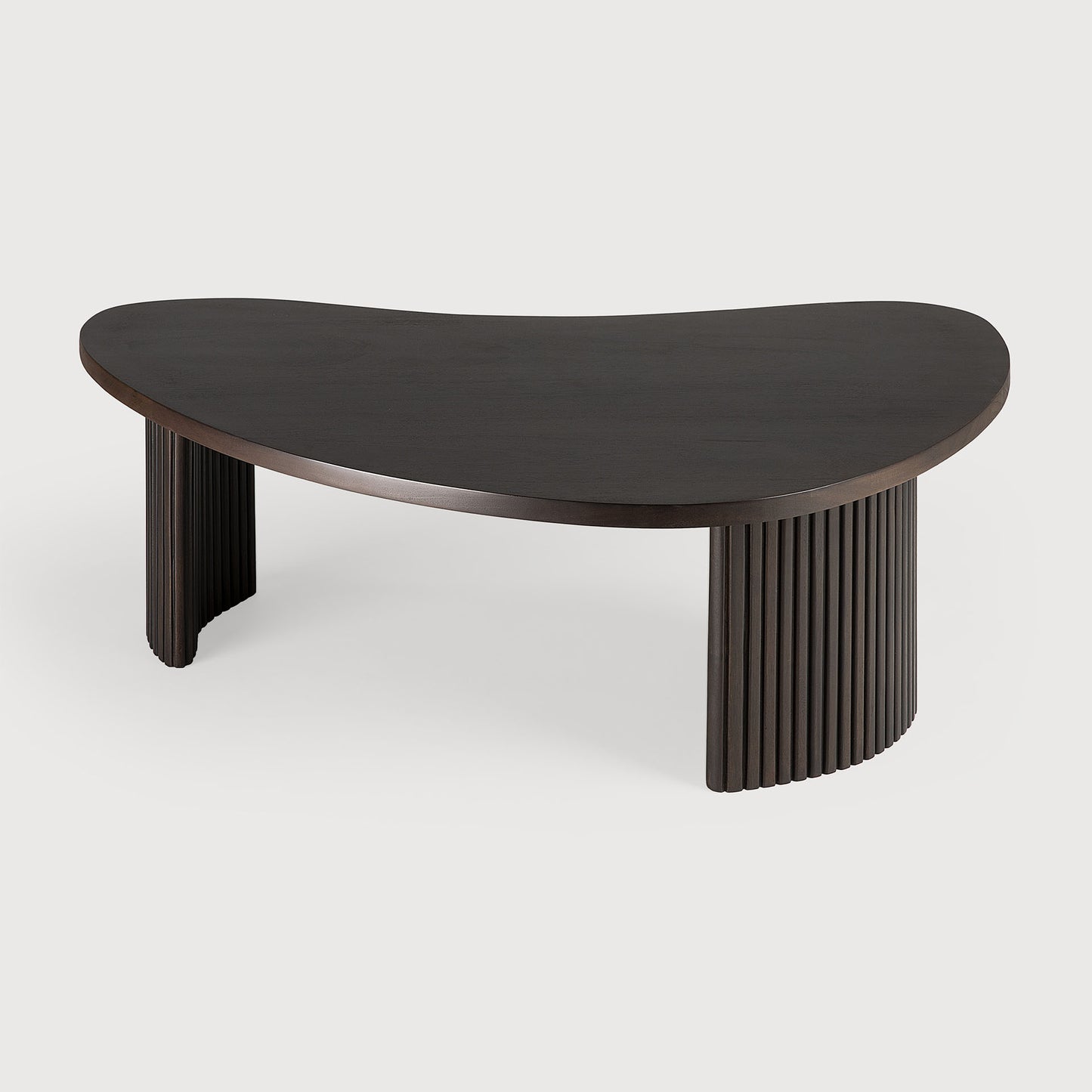 Boomerang Coffee Table - Mahogany Dark Brown