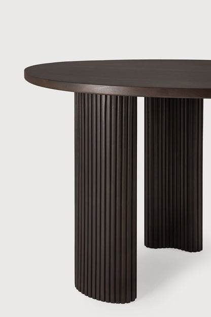 Boomerang Desk - Mahogany Dark Brown