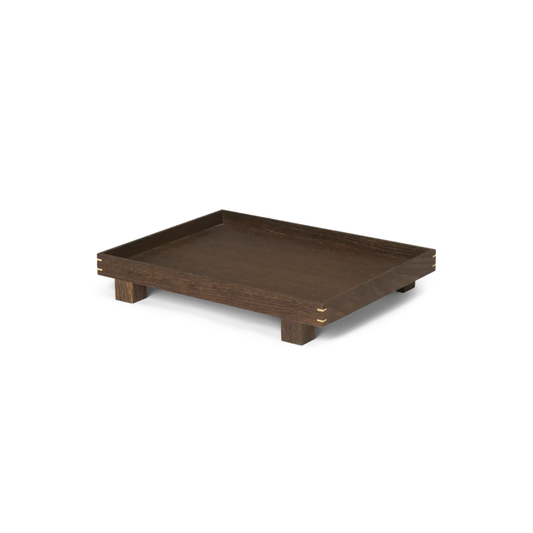Bon Wooden Tray - Small - Smoked Oak