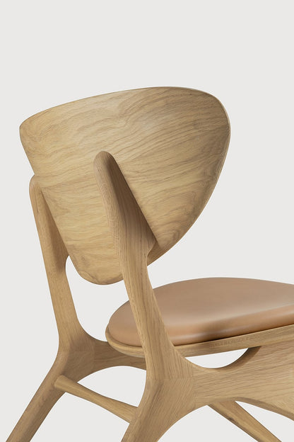 Eye lounge chair - Oak | Sienna Leather