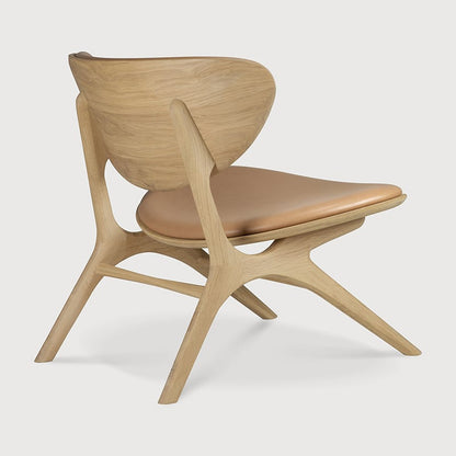 Eye lounge chair - Oak | Sienna Leather