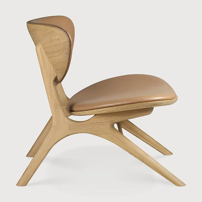 Eye lounge chair - Oak | Sienna Leather