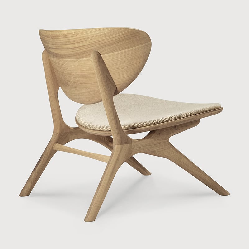 Eye lounge chair - Oak | Off White