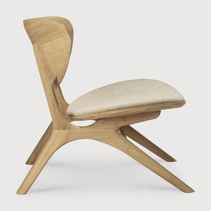 Eye lounge chair - Oak | Off White